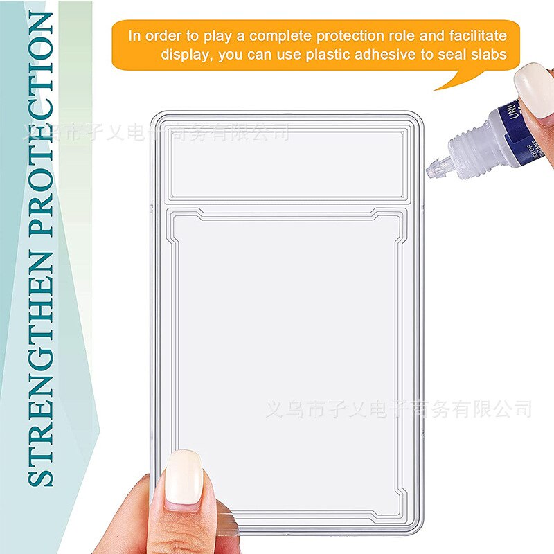 Acrylic Trading Card Grading Slab Display Case